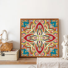 Load image into Gallery viewer, Diamond Painting - Partial Special Shaped - Mandala (30*30CM)
