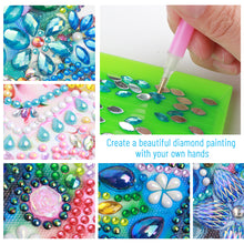 Load image into Gallery viewer, Diamond Painting - Partial Special Shaped - Flower sea lovers (30*30CM)
