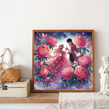 Load image into Gallery viewer, Diamond Painting - Partial Special Shaped - Flower sea lovers (30*30CM)

