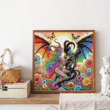 Load image into Gallery viewer, Diamond Painting - Partial Special Shaped - Devil lovers (30*30CM)
