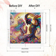 Load image into Gallery viewer, Diamond Painting - Partial Special Shaped - Devil lovers (30*30CM)
