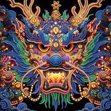 Load image into Gallery viewer, Diamond Painting - Partial Special Shaped - Fluorescence dragon (30*30CM)
