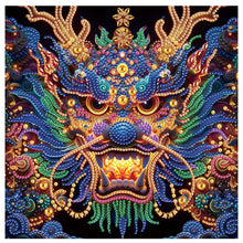 Load image into Gallery viewer, Diamond Painting - Partial Special Shaped - Fluorescence dragon (30*30CM)
