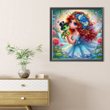 Load image into Gallery viewer, Diamond Painting - Full Round - Frog curly elf girl (30*30CM)
