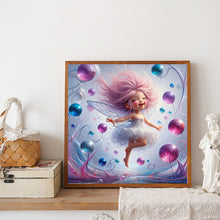 Load image into Gallery viewer, Diamond Painting - Full Round - Ball pink elf girl (30*30CM)
