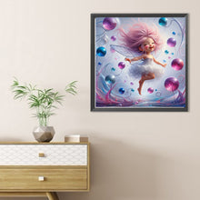 Load image into Gallery viewer, Diamond Painting - Full Round - Ball pink elf girl (30*30CM)
