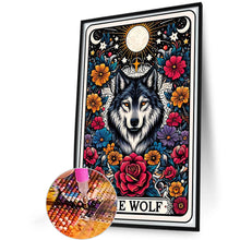 Load image into Gallery viewer, Diamond Painting - Full Round - Card wolf (40*60CM)
