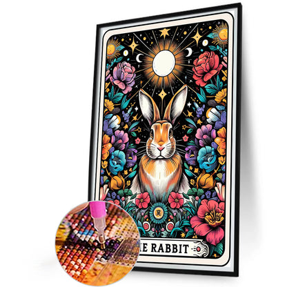 Diamond Painting - Full Round - Card rabbit (40*60CM)