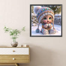 Load image into Gallery viewer, Diamond Painting - Full Round - Snow sweater girl (30*30CM)
