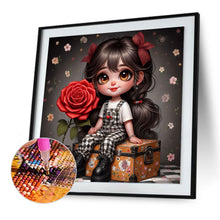 Load image into Gallery viewer, Diamond Painting - Full Round - Rose girl (30*30CM)
