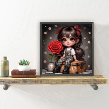 Load image into Gallery viewer, Diamond Painting - Full Round - Rose girl (30*30CM)
