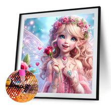 Load image into Gallery viewer, Diamond Painting - Full Round - Rose elf girl (30*30CM)
