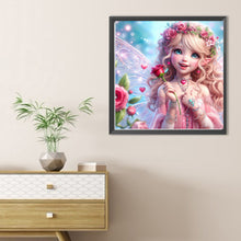 Load image into Gallery viewer, Diamond Painting - Full Round - Rose elf girl (30*30CM)

