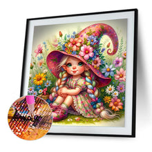 Load image into Gallery viewer, Diamond Painting - Full Round - Pigtail girl (30*30CM)
