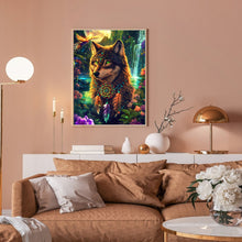 Load image into Gallery viewer, Diamond Painting - Full Round - Dreamcatcher wolf (30*40CM)
