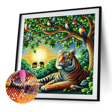 Load image into Gallery viewer, Diamond Painting - Full Round - Forest tiger (40*40CM)
