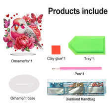 Load image into Gallery viewer, Acrylic Special Shape Owls Diamond Painting Desktop Decors for Home Office Decor
