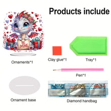 Load image into Gallery viewer, Acrylic Special Shape Owls Diamond Painting Desktop Decors for Home Office Decor
