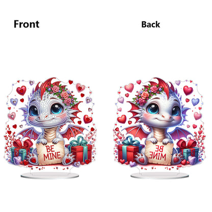 Acrylic Special Shape Owls Diamond Painting Desktop Decors for Home Office Decor