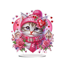 Load image into Gallery viewer, Acrylic Special Shape Owls Diamond Painting Desktop Decors for Home Office Decor
