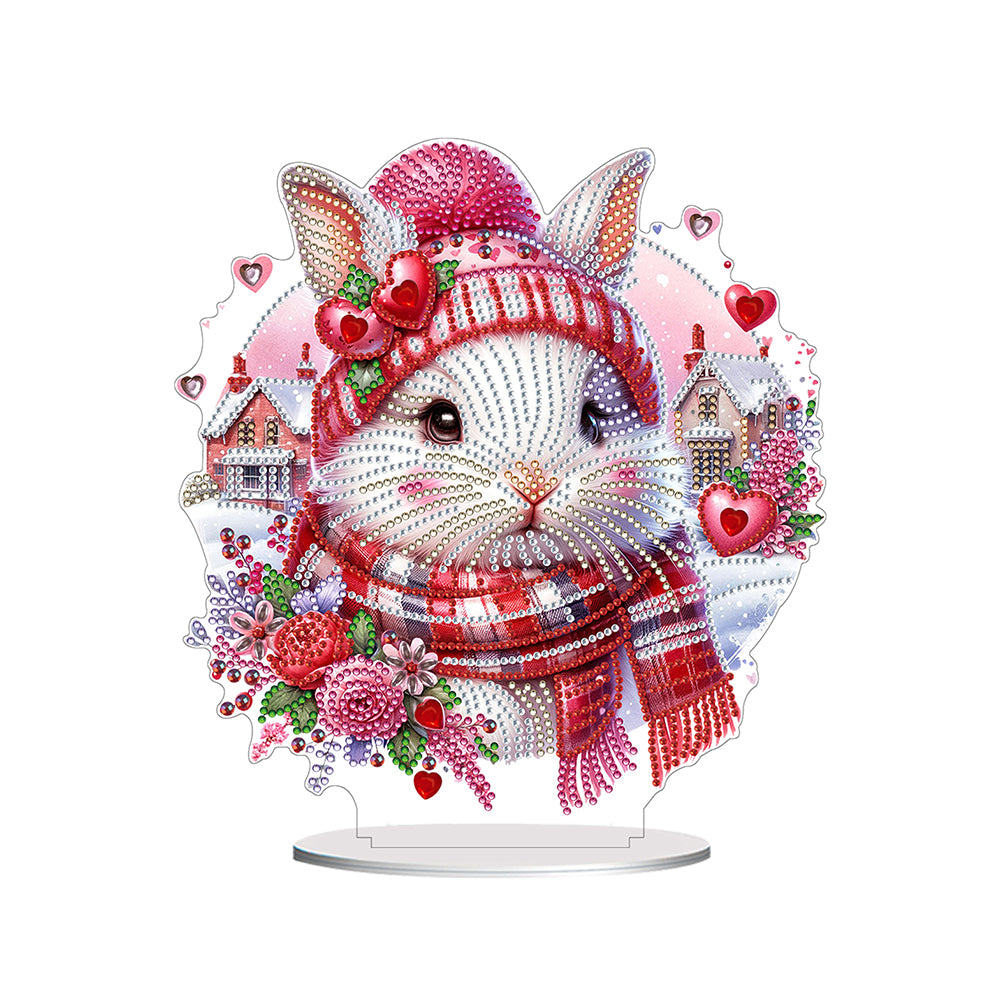 Acrylic Special Shape Owls Diamond Painting Desktop Decors for Home Office Decor