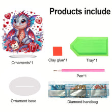 Load image into Gallery viewer, Acrylic Special Shape Owls Diamond Painting Desktop Decors for Home Office Decor
