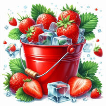 Load image into Gallery viewer, Diamond Painting - Full Round - Strawberry ice cubes (30*30CM)
