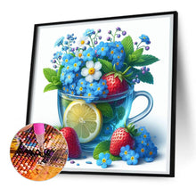 Load image into Gallery viewer, Diamond Painting - Full Round - Strawberry and flowers (30*30CM)
