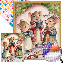 Load image into Gallery viewer, AB Diamond Painting - Full Round - Mice choir (40*50CM)
