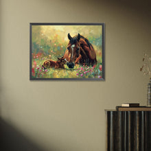 Load image into Gallery viewer, Diamond Painting - Full Round - Parent-child horse (40*30CM)
