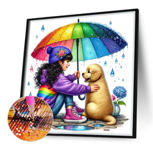 Load image into Gallery viewer, Diamond Painting - Full Round - Children and dogs (40*40CM)
