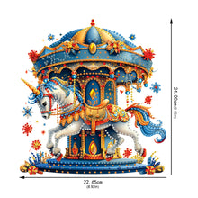 Load image into Gallery viewer, Acrylic Special Shape Carousel Rhinestones Desktop Ornaments Bedroom Table Decor
