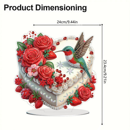 Acrylic Special Shaped Cake 5D DIY Desktop Diamond Painting Art Kits for Home