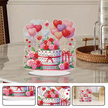 Load image into Gallery viewer, Acrylic Special Shaped Love Cake DIY Desktop Diamond Painting Art Kits for Home

