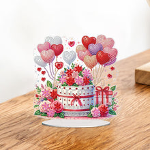 Load image into Gallery viewer, Acrylic Special Shaped Love Cake DIY Desktop Diamond Painting Art Kits for Home
