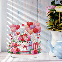 Load image into Gallery viewer, Acrylic Special Shaped Love Cake DIY Desktop Diamond Painting Art Kits for Home
