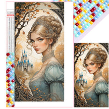 Load image into Gallery viewer, Diamond Painting - Full Square - Castle princess (40*75CM)
