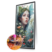 Load image into Gallery viewer, Diamond Painting - Full Square - Forest girl (40*75CM)
