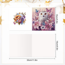 Load image into Gallery viewer, 6Pcs Christmas Squirrel DIY Diamond Painting Card Diamond Painting Greeting Card
