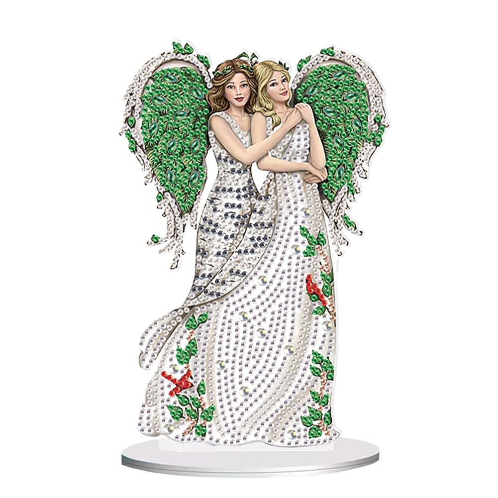 Angel Desktop Diamond Art Kits Rhinestones Desktop Ornaments Bedroom Table Decor