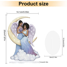 Load image into Gallery viewer, Angel Desktop Diamond Art Kits Rhinestones Desktop Ornaments Bedroom Table Decor
