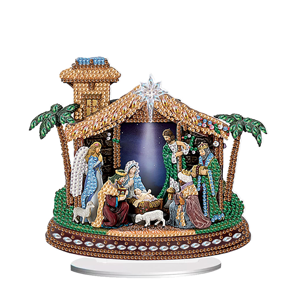 Angel Desktop Diamond Art Kits Rhinestones Desktop Ornaments Bedroom Table Decor