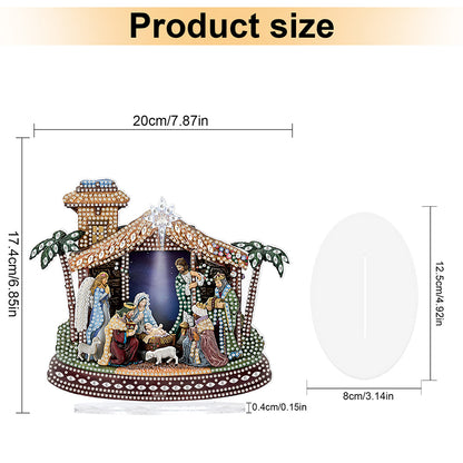 Angel Desktop Diamond Art Kits Rhinestones Desktop Ornaments Bedroom Table Decor