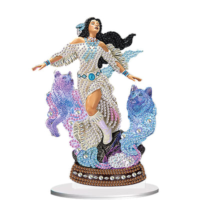 Angel Desktop Diamond Art Kits Rhinestones Desktop Ornaments Bedroom Table Decor