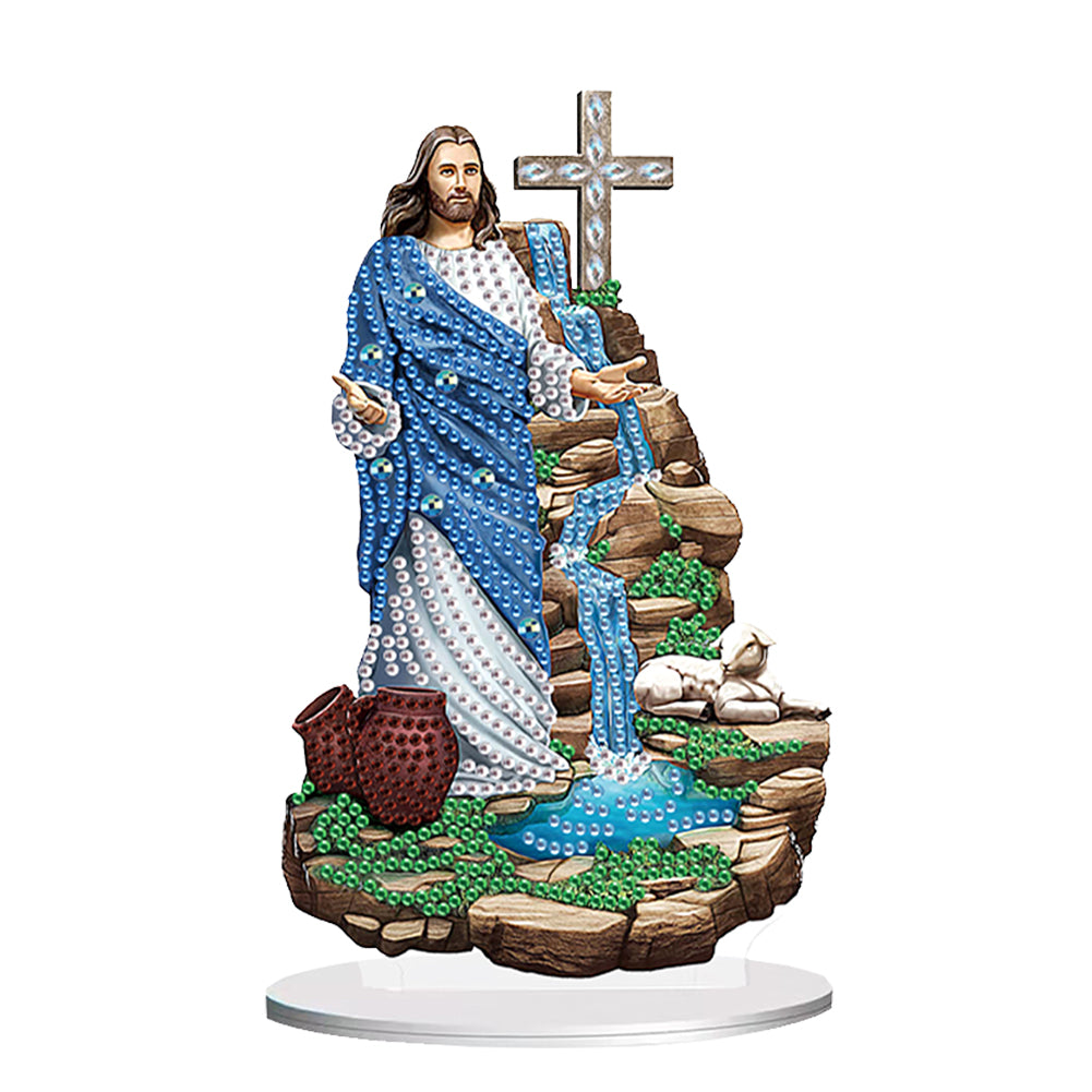 Angel Desktop Diamond Art Kits Rhinestones Desktop Ornaments Bedroom Table Decor