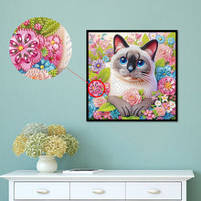 Load image into Gallery viewer, Diamond Painting - Partial Special Shaped - Cat (30*30CM)
