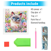 Load image into Gallery viewer, Diamond Painting - Partial Special Shaped - Cat (30*30CM)
