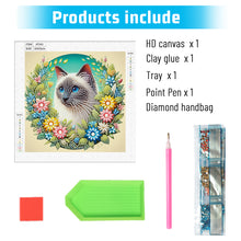 Load image into Gallery viewer, Diamond Painting - Partial Special Shaped - Cat (30*30CM)
