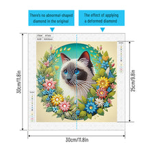 Load image into Gallery viewer, Diamond Painting - Partial Special Shaped - Cat (30*30CM)
