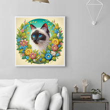 Load image into Gallery viewer, Diamond Painting - Partial Special Shaped - Cat (30*30CM)
